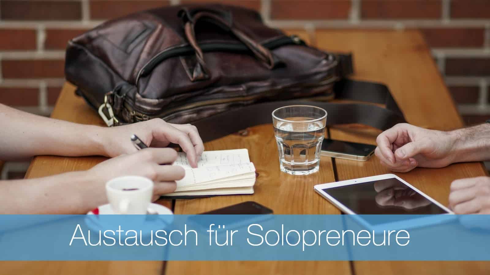 Austausch-Solopreneure