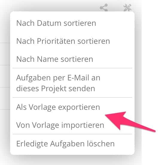 Projekt-Vorlagen
